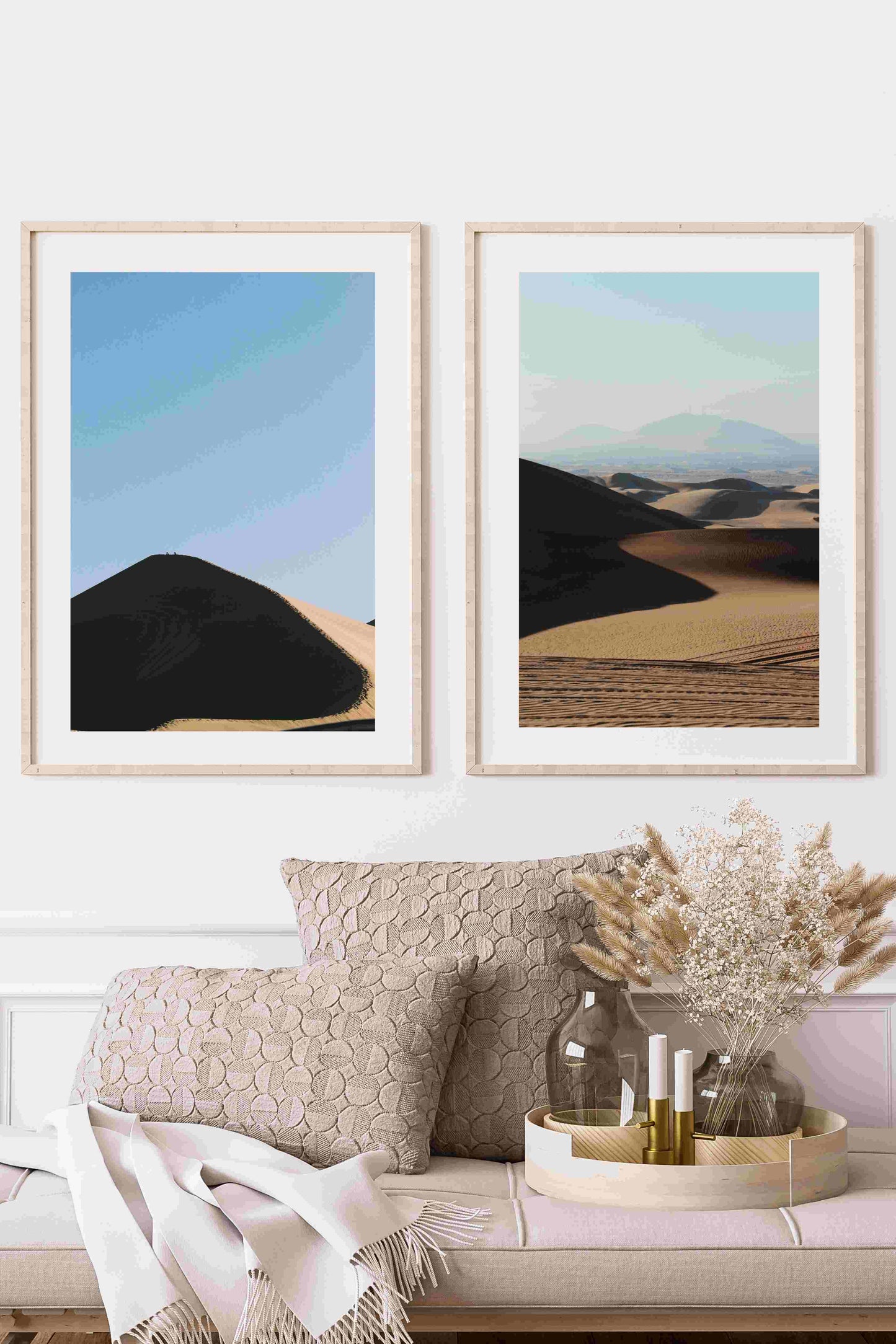 Sand Dunes, 2 Piece Art Set